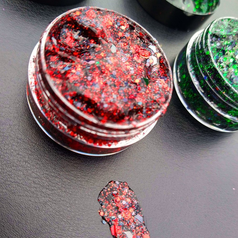 Alchemy Workshop Handmade Body Glitter Gel - Halloween Edition - Charmed (10ml)